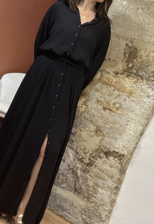 Robe longue FANNY noire